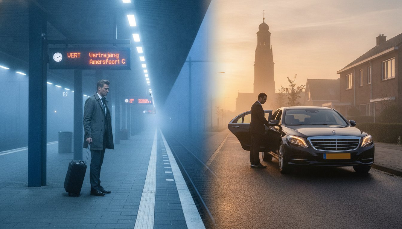 Taxi Amersfoort Schiphol vs trein: wat is de beste keuze in 2026?