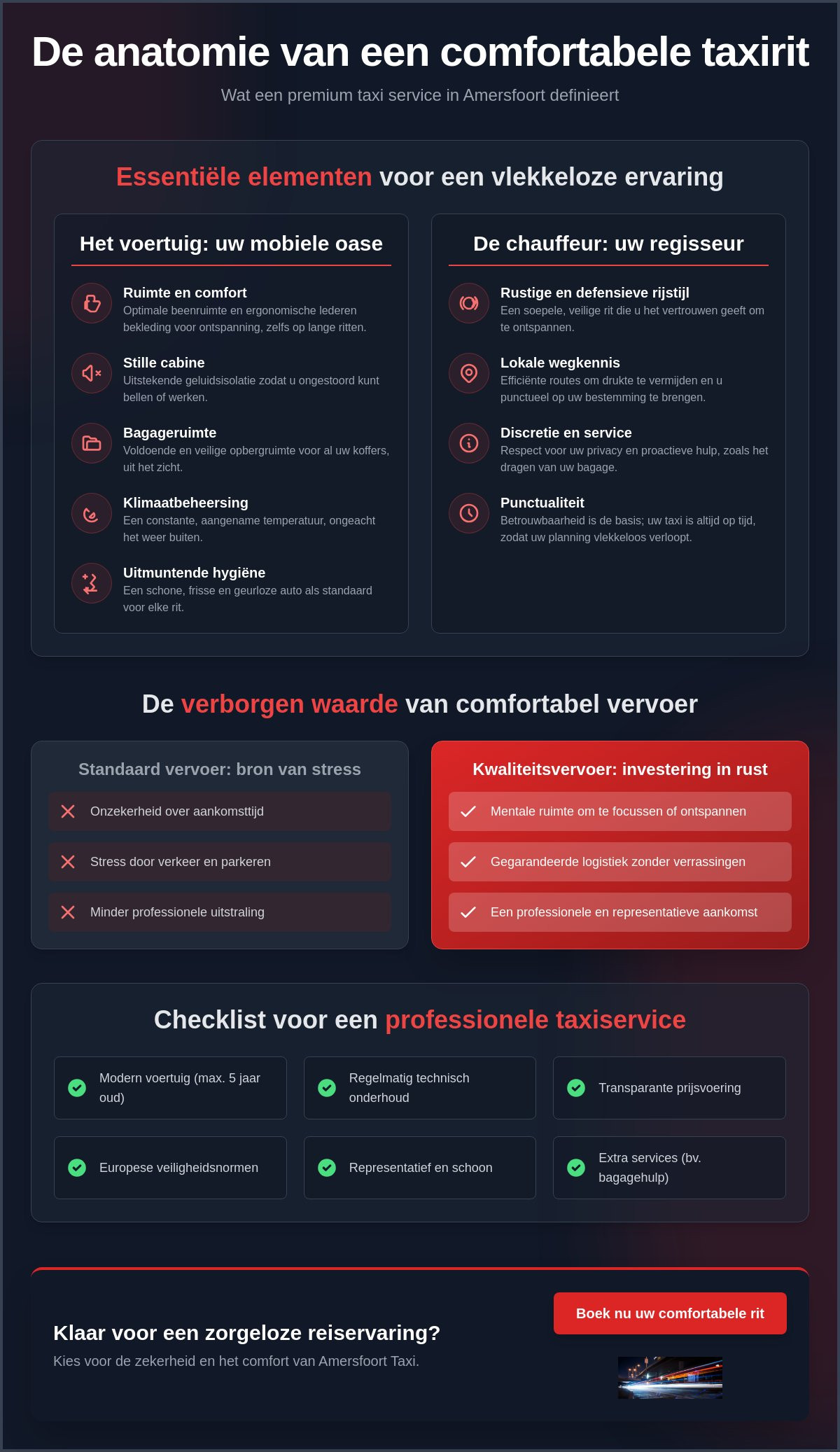 Taxi Amersfoort comfortabel: wat u kunt verwachten van kwaliteitsvervoer