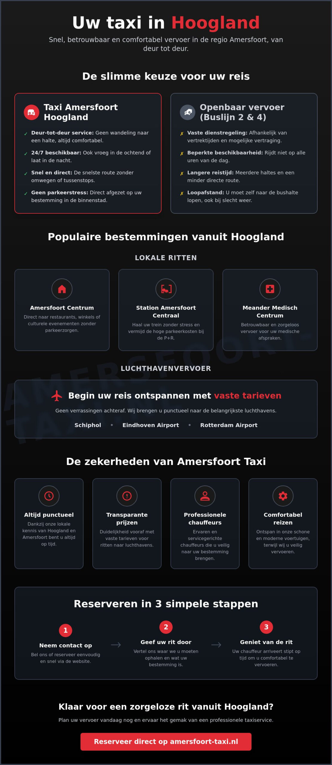 Taxi Amersfoort Hoogland: uw complete gids voor lokaal vervoer
